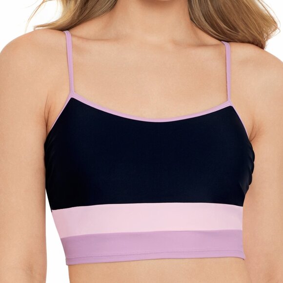 Salt + Cove Other - NWT Salt Cove Colorblocked Longline Bikini Top Black M